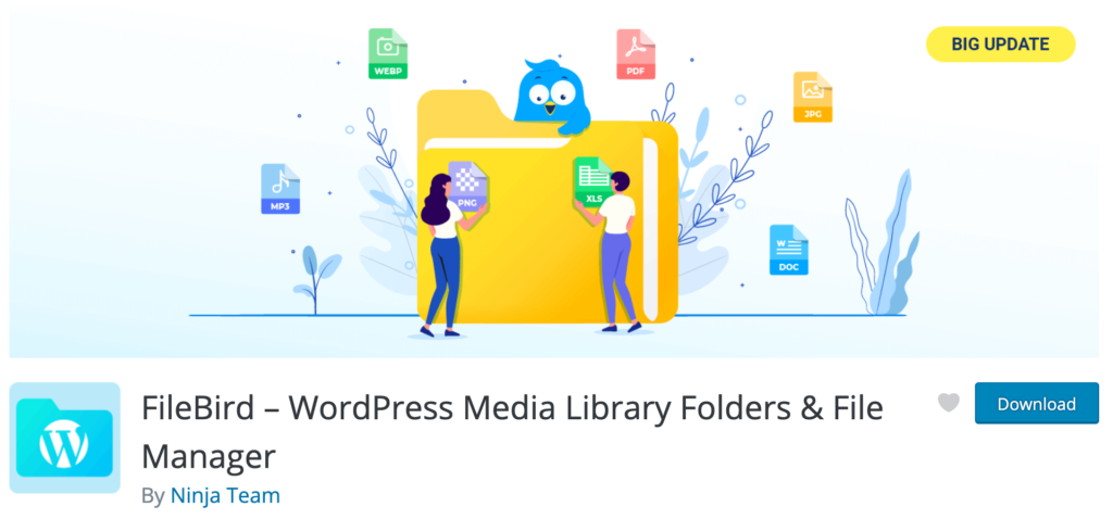 FileBird plugin from WordPress.org