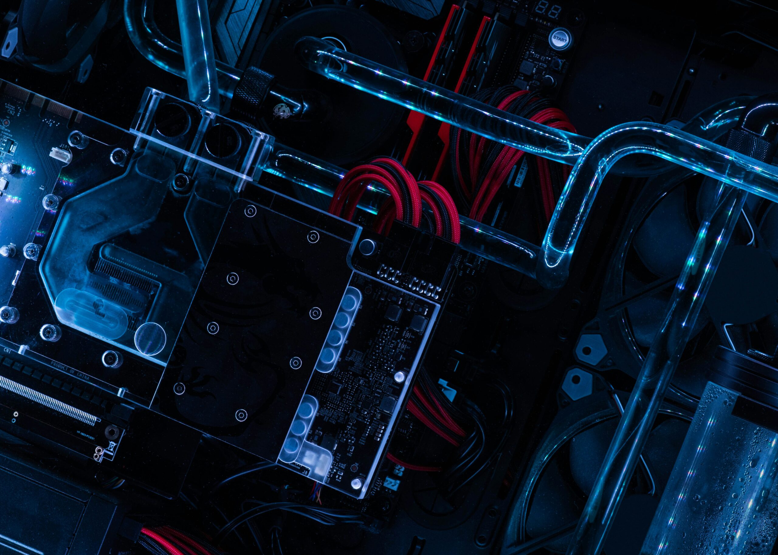 Close up image of a circut board